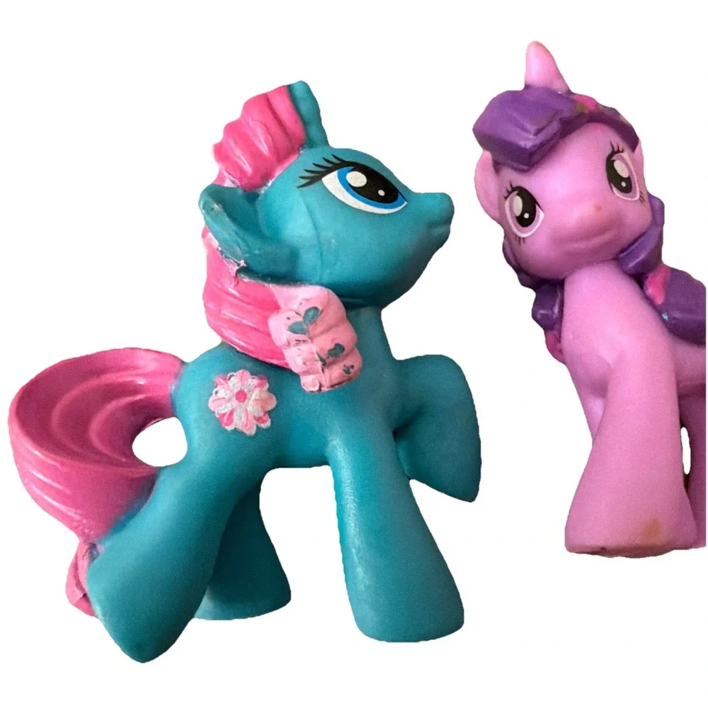 2- My Little Pony FIM G4‎ Lot  Pegasus Figure Vinyl Horse 3